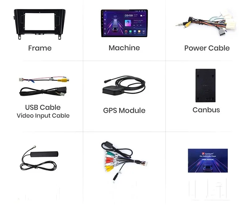 Nissan Qashqai Android Multimedija 2013-2017