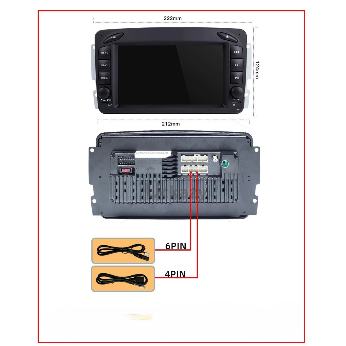 Mercedes Benz W203 Android Multimedija