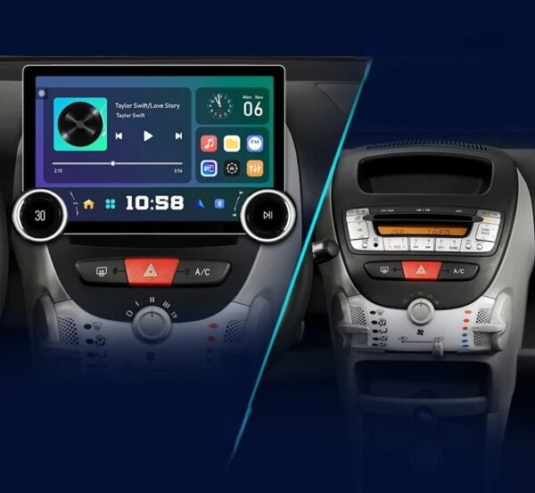 Peugeot 107/Toyota Aygo Android Multimedija - Image 3