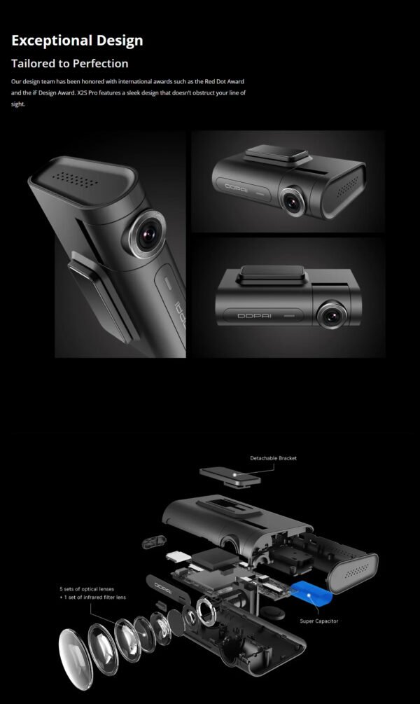 Ddpai X2S Pro Vaizdo Registratorius - Image 4