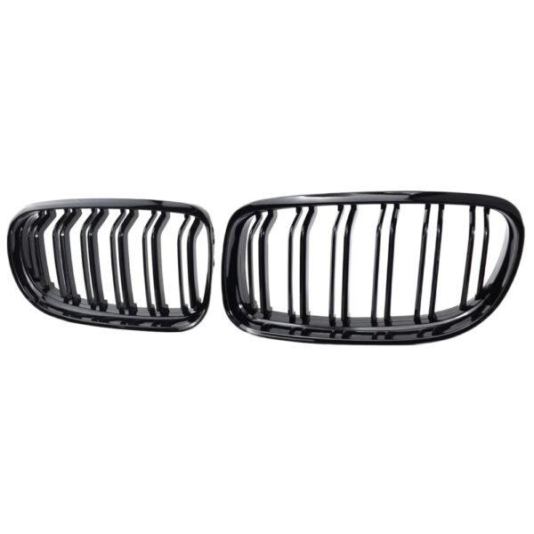 BMW E90, E91 (08-11) LCI Juodos Dvigubos Grotelės - Image 5