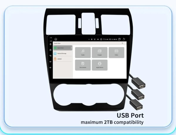 Subaru Impreza Android Multimedija
