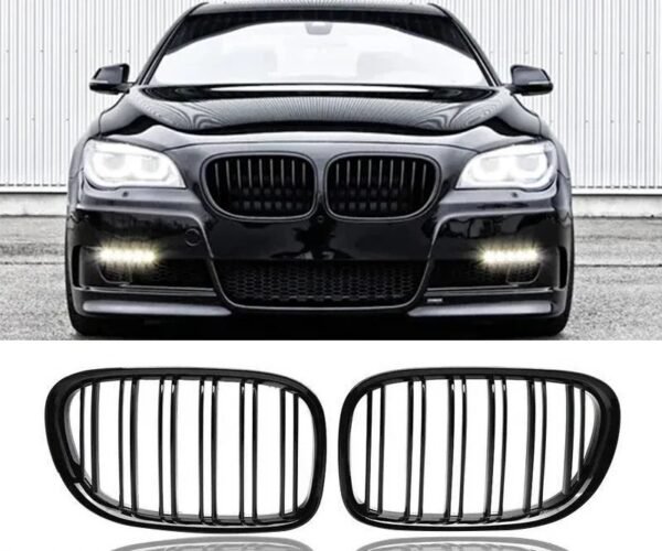BMW F01, F02 Blizgios Dvigubos Grotelės - Image 7