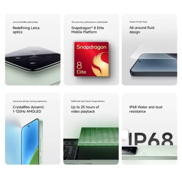 Xiaomi 15 12GB+512GB Juodas