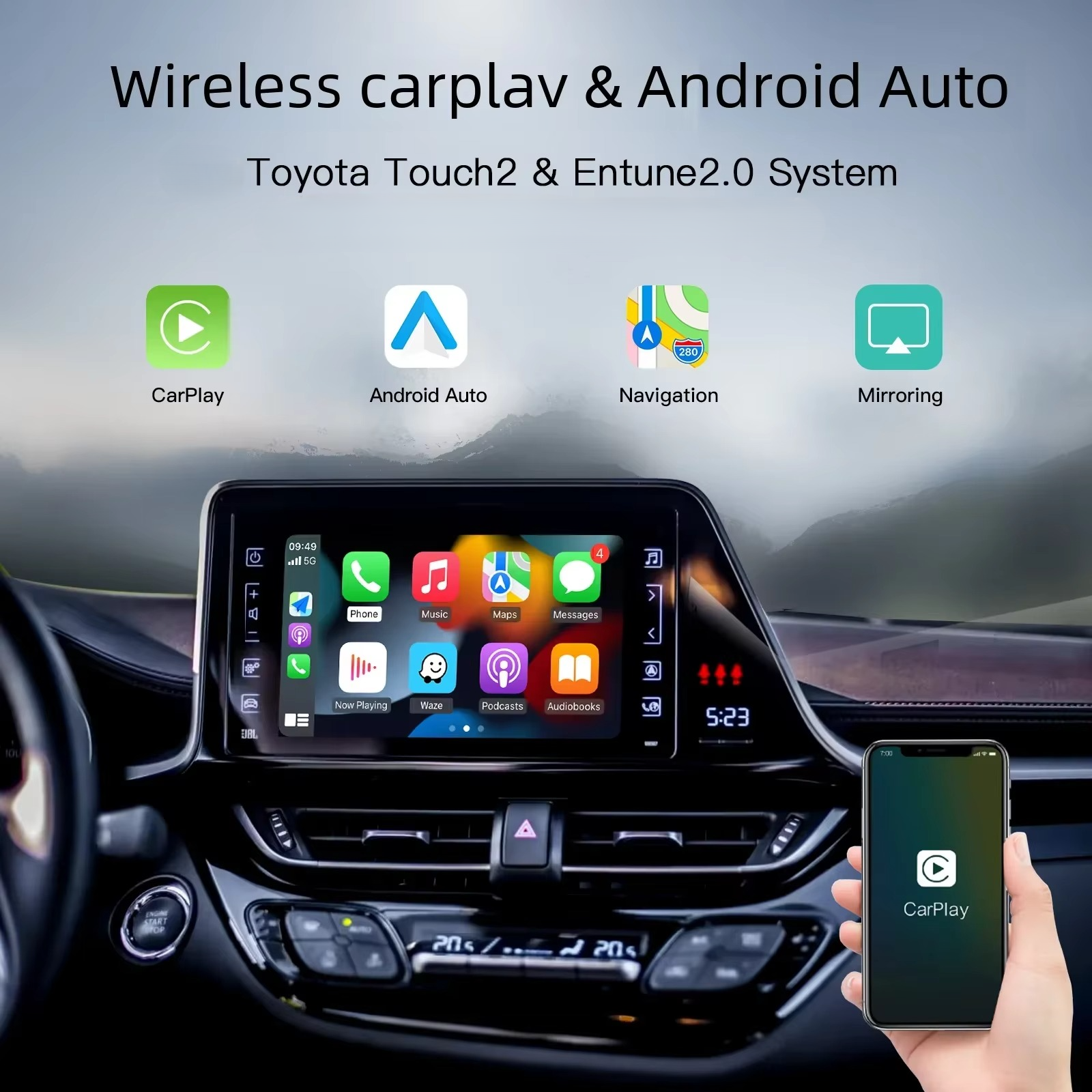 Toyota Highlander Carplay Integracija