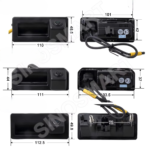 Audi A3 Atbulinės Eigos Kamera