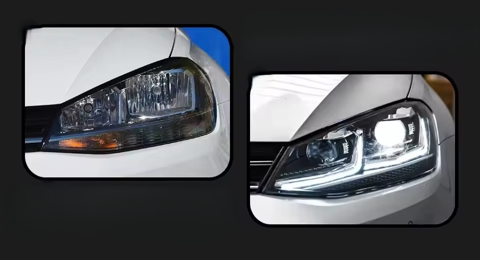 VW Golf 7 LED Žibintai