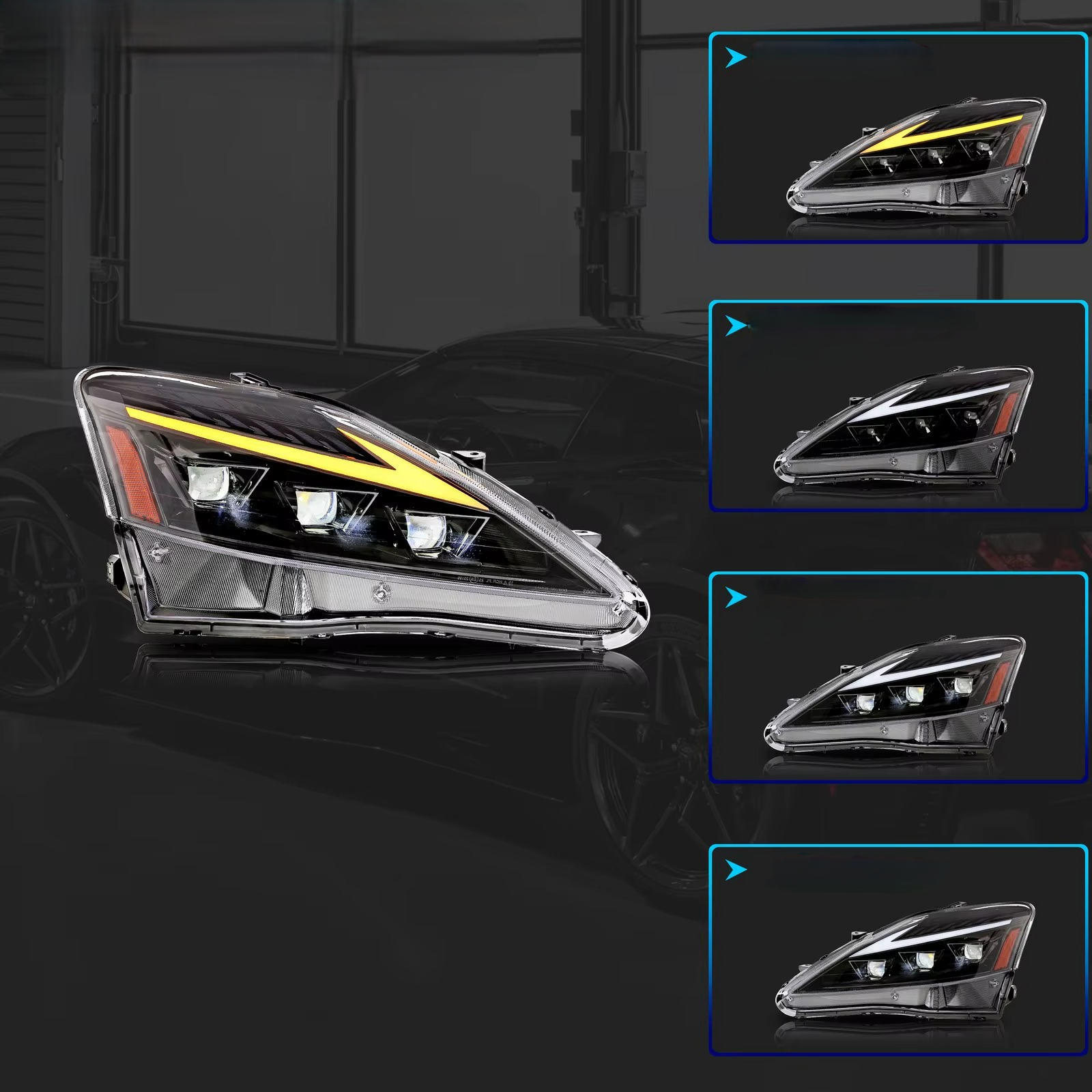 Lexus IS250 LED Žibintai