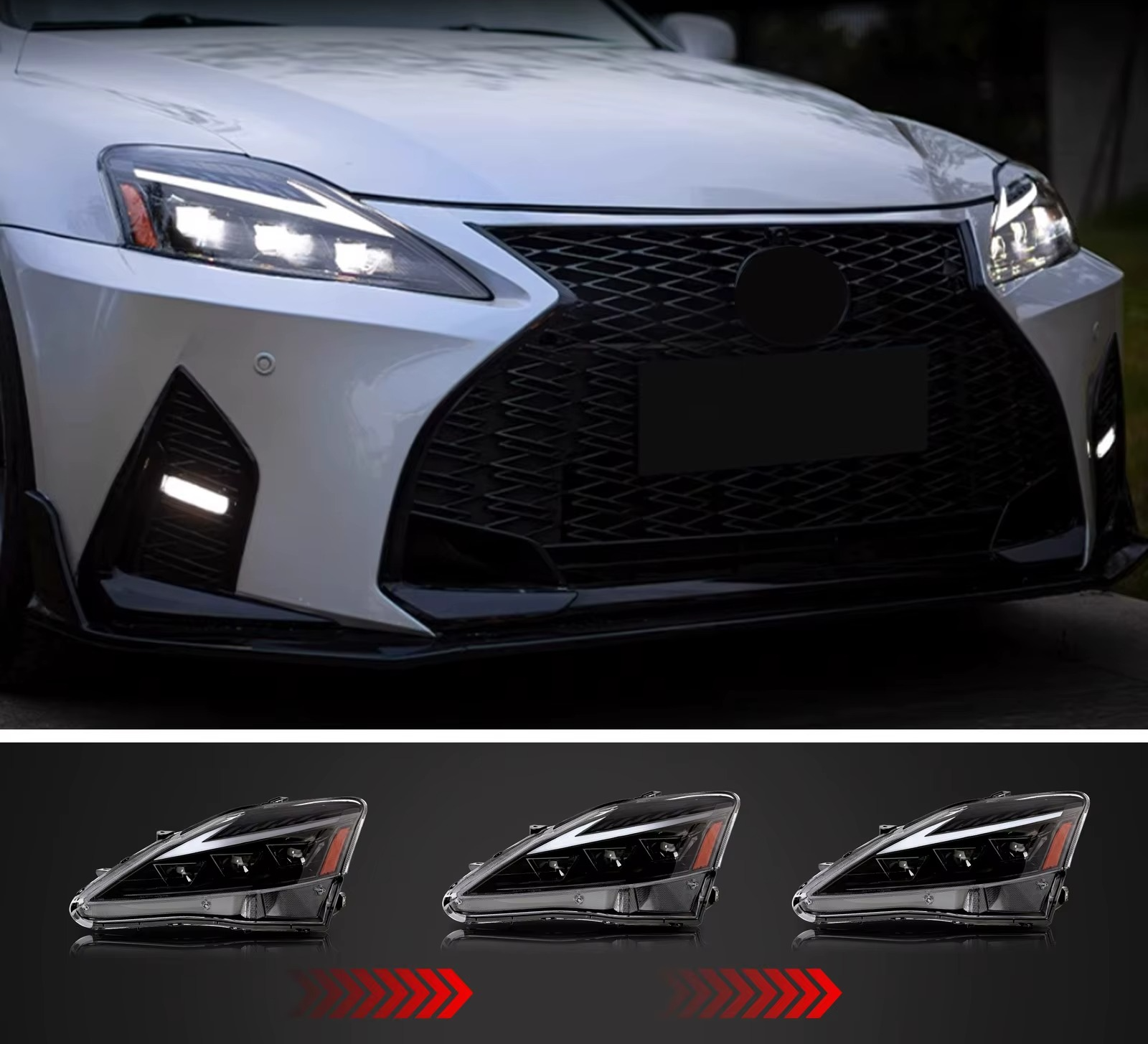 Lexus IS250 LED Žibintai