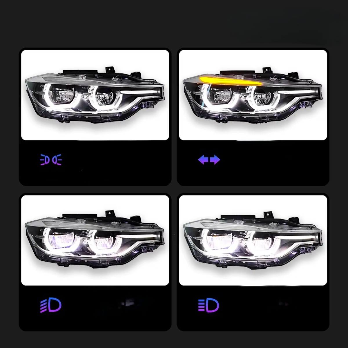 BMW F30 LED Žibintai