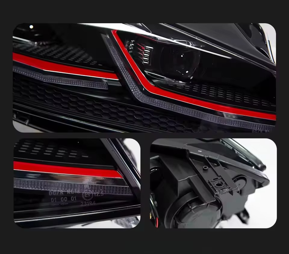 VW Golf 7 LED Žibintai