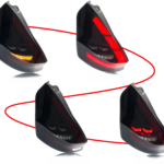 Ford Fiesta Galiniai LED Žibintai 