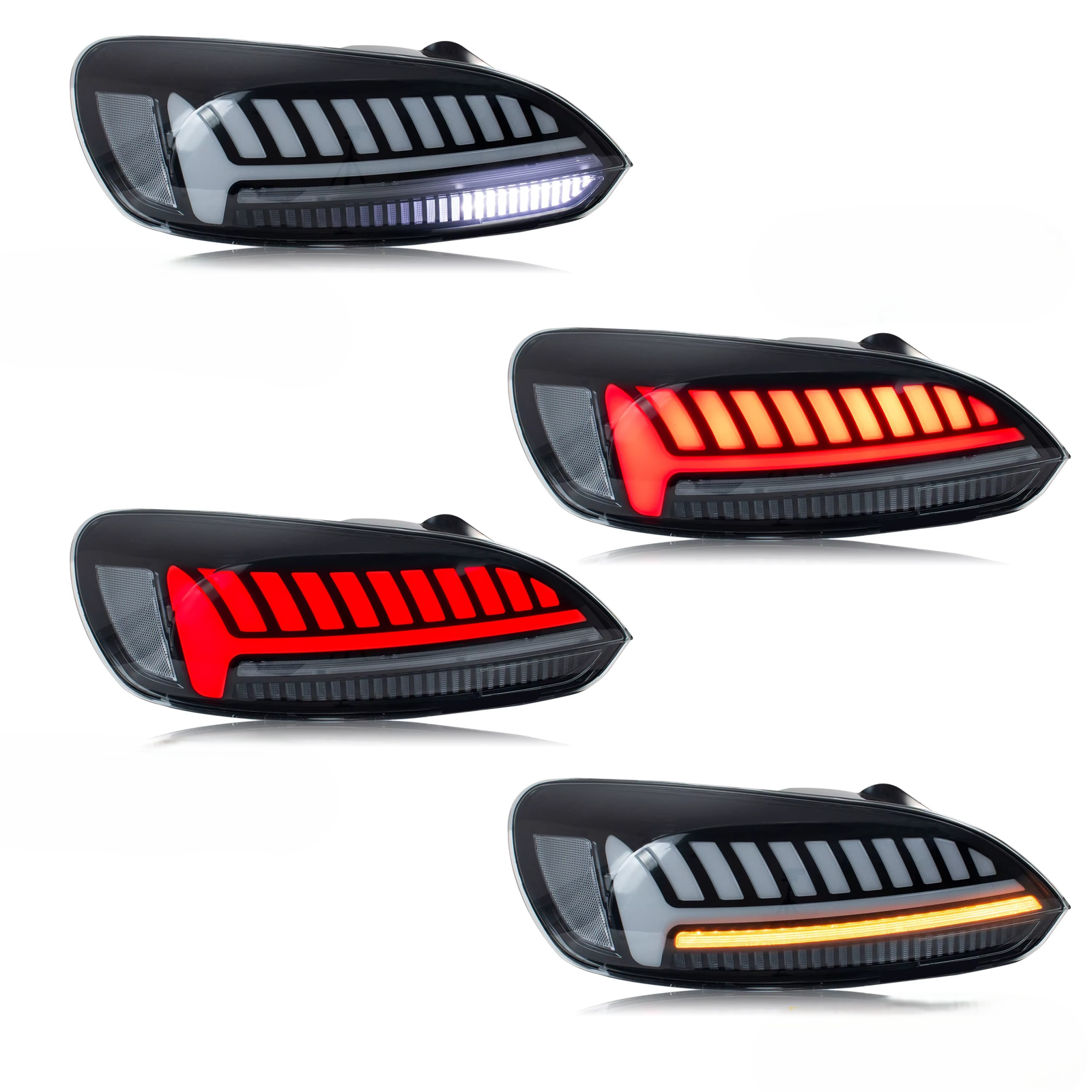 VW Scirocco Galiniai LED Žibintai 