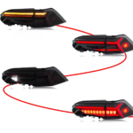 Toyota RAV4 Galiniai LED Žibintai