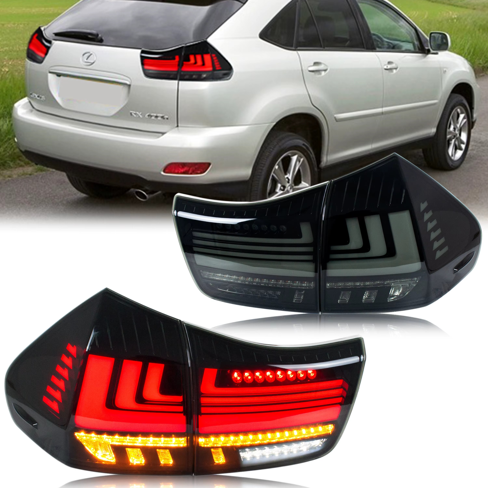 Lexus RX350 Galiniai LED Žibintai 