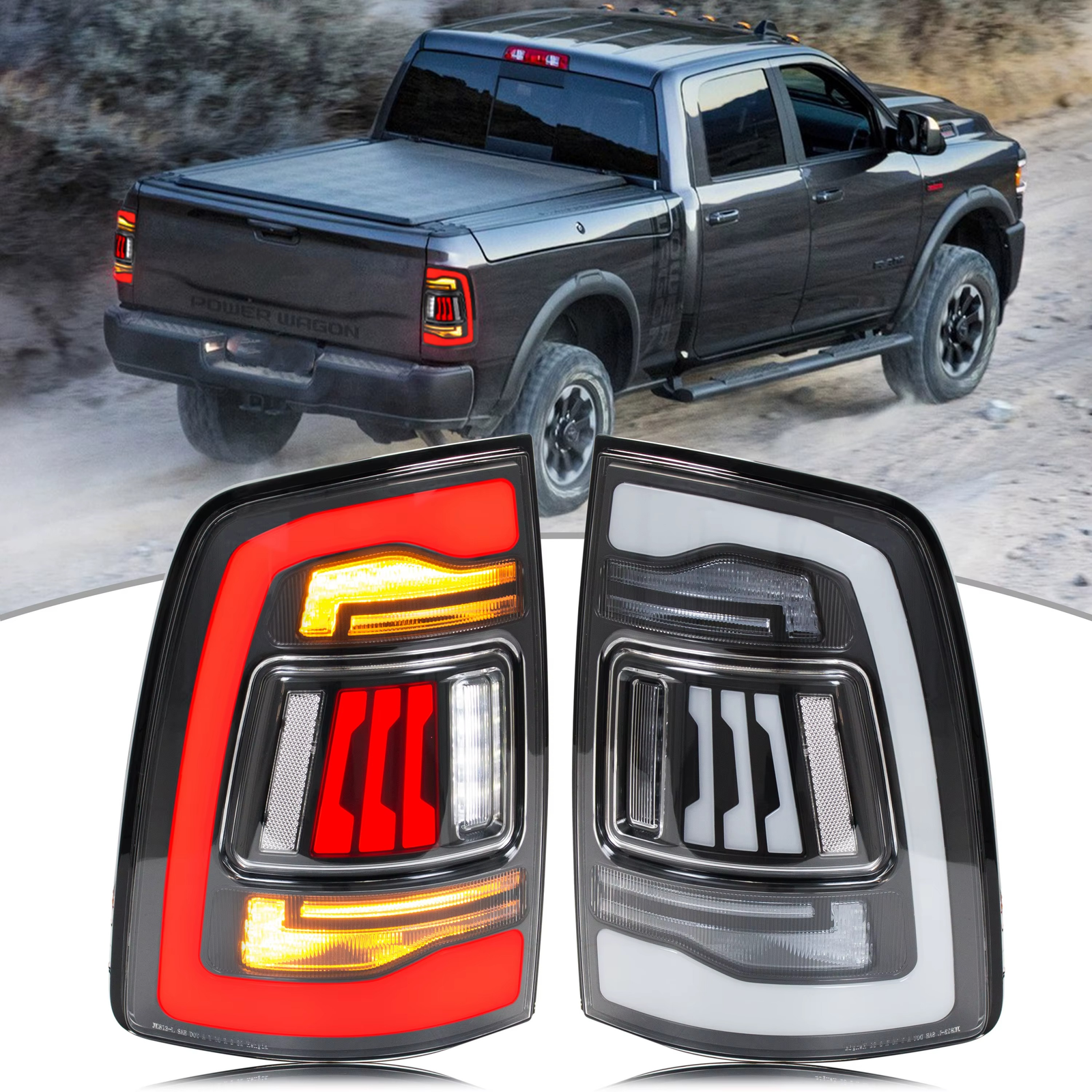 Dodge Ram Galiniai LED Žibintai