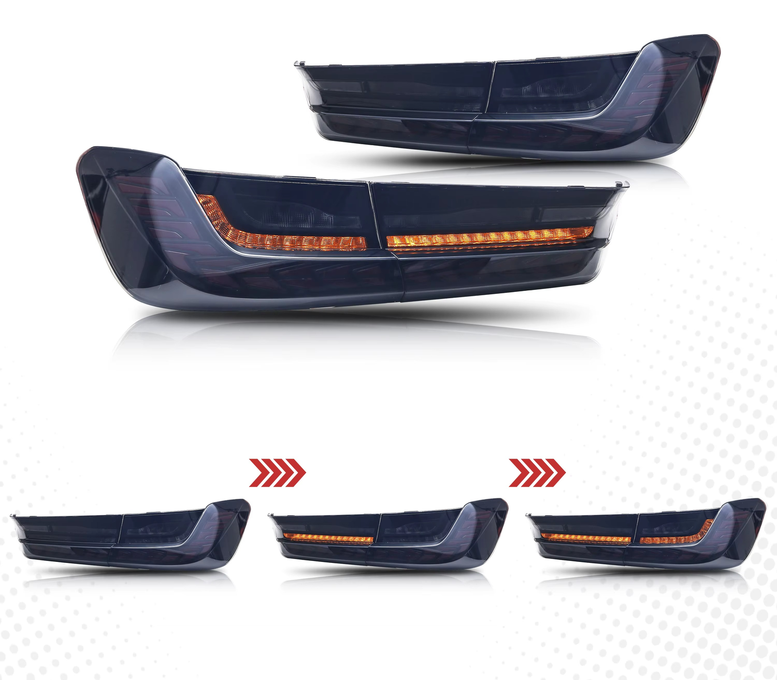 BMW G20 Galiniai LED Žibintai 