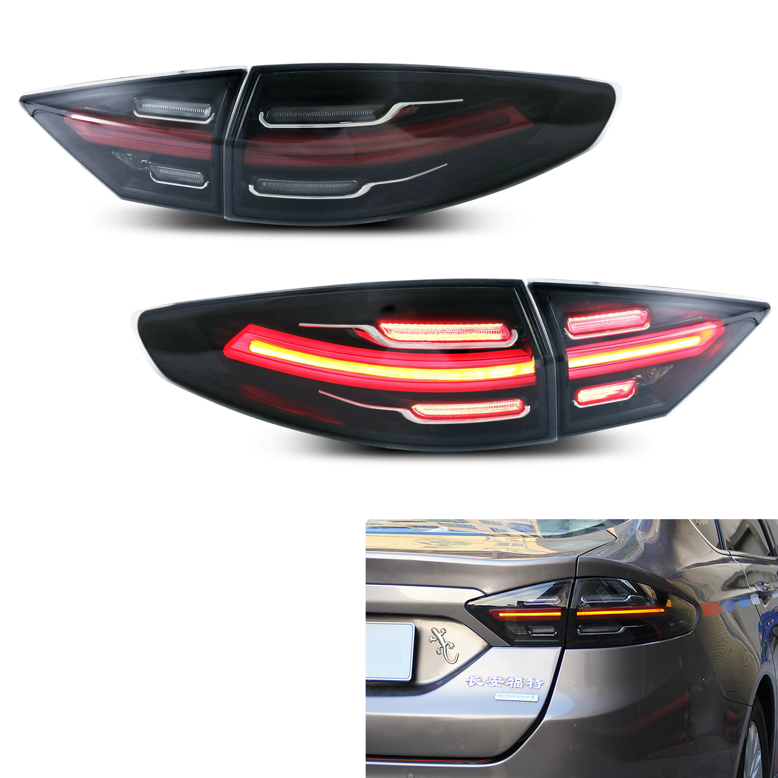 Ford Mondeo Galiniai LED Žibintai 