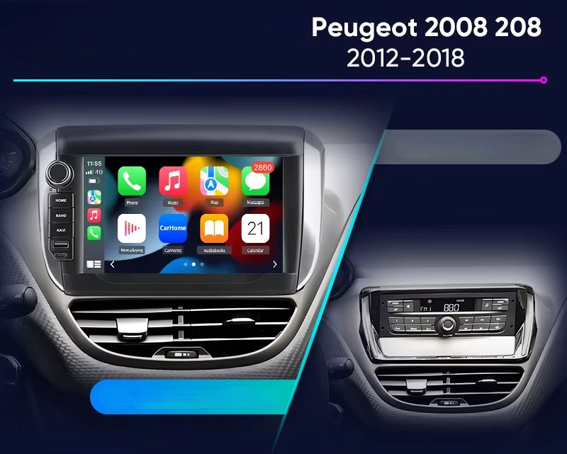 Peugeot 2008 Android multimedija
