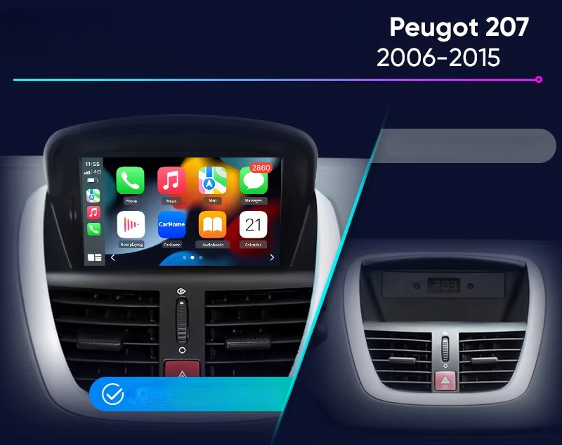 PEUGEOT 207 Android multimedija