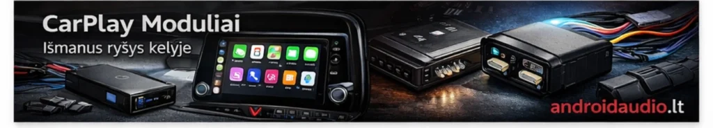 Carplay moduliai