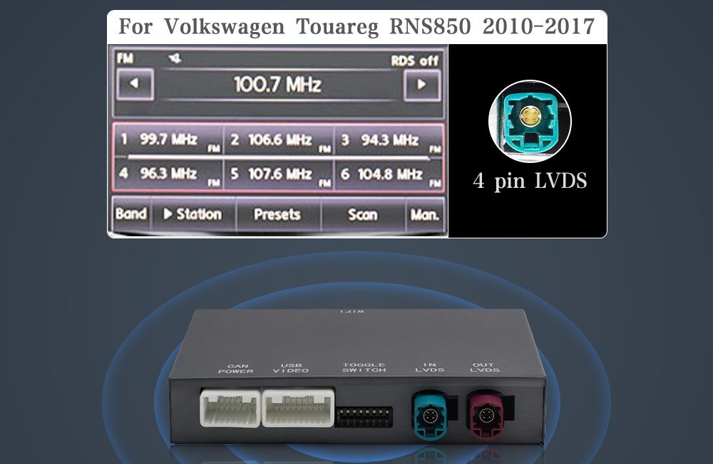 VW RNS 850 Android Auto Modulis