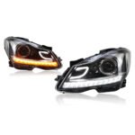 Mercedes W204 Priekiniai LED Žibintai